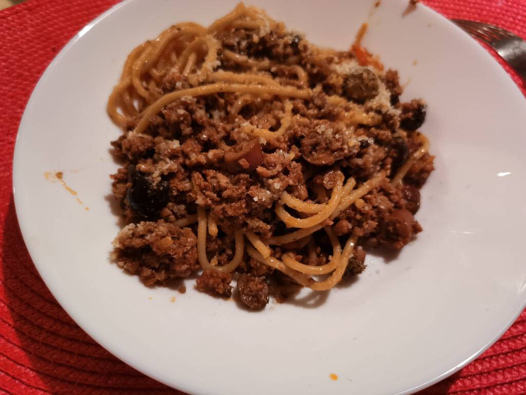 Spaghette alla putanesca