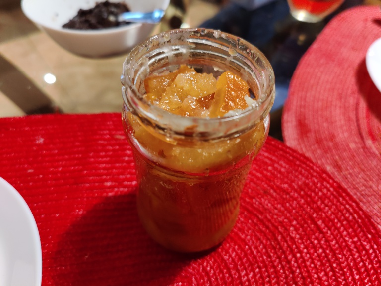 dulceata de coji de portocale