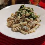 fusilli alla salsiccia e panna