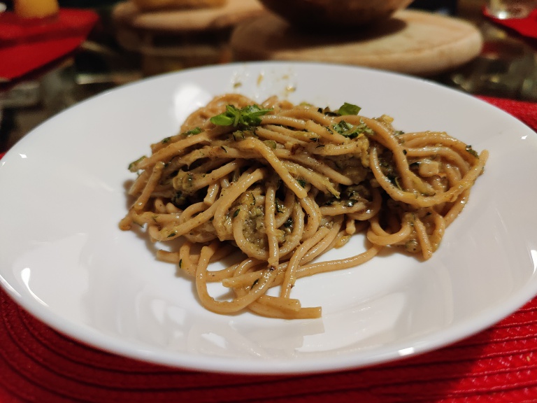 spaghetti con zucchini