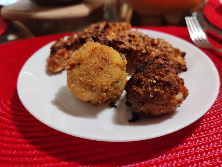 chiftele de piure cu bacon