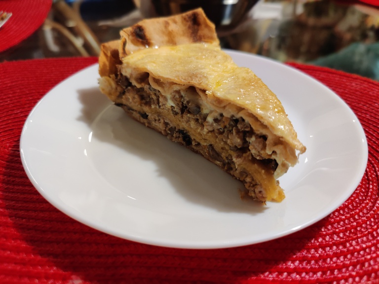 Tarta de curcan cu lipii