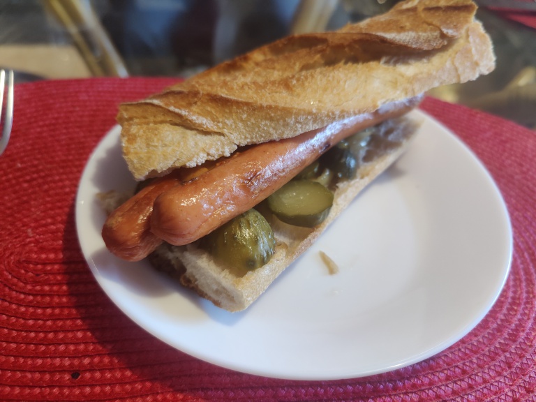 hotdog cu frankfurter