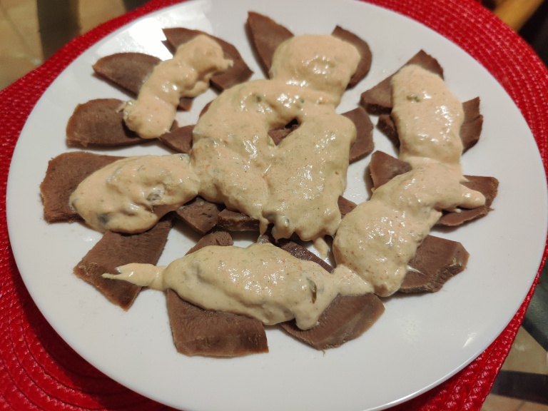lingua di vitello in salsa tonnata