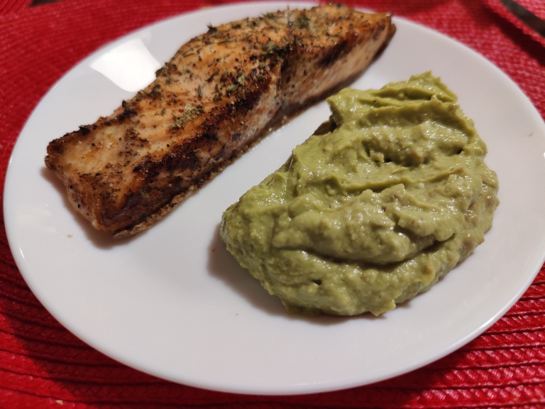 piure de avocado