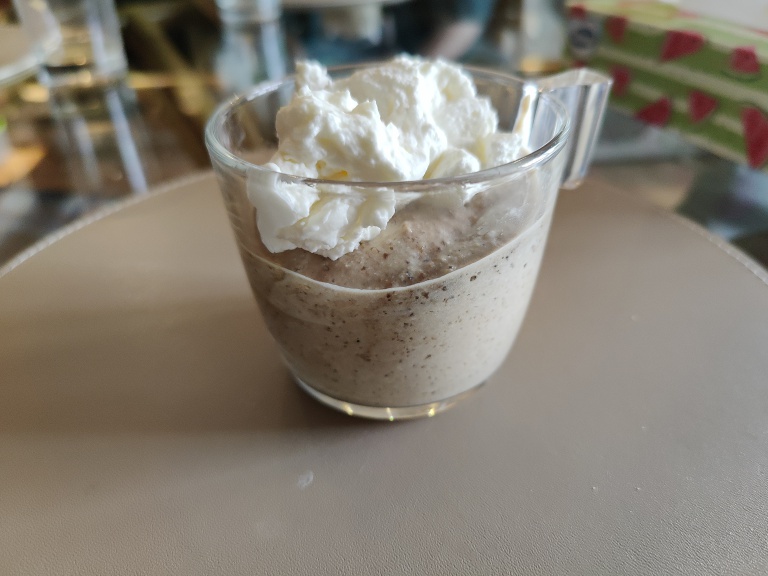 bavareza cu cafea