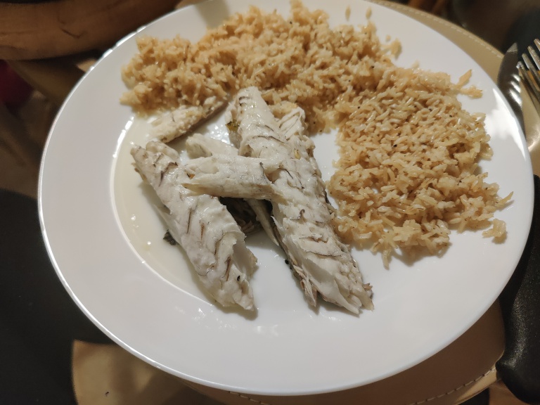 Lup de mare en papillote
