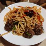 linguini cu chiftele