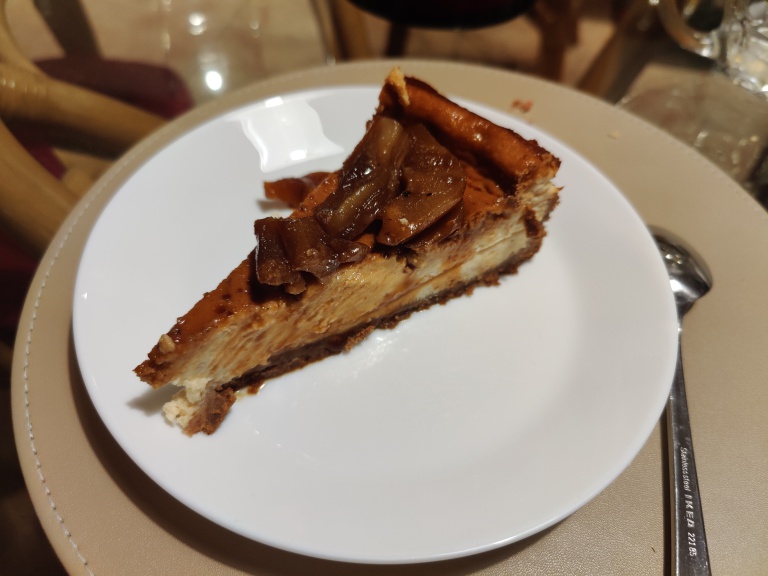 cheesecake cu pere