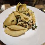 Conchiglioni con Pesce Spada e Menta