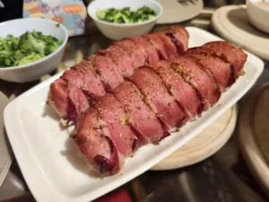 muschiulet de porc in bacon