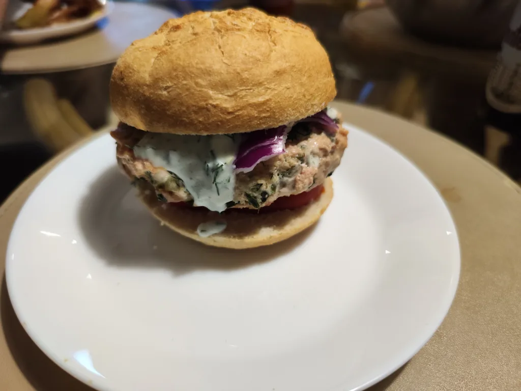 spanakopita burger