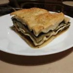 Lasagna cu vinete si spanac