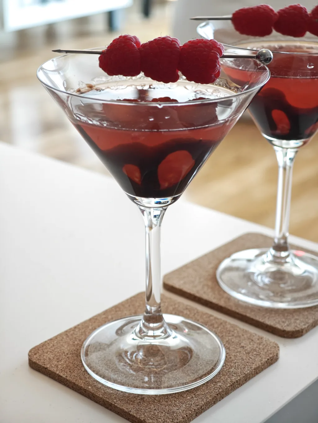 Chocolate raspberry martini