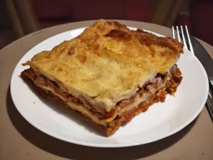 Lasagna cu ton si ansoa