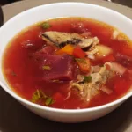 Ciorba cu ciolan de porc si sfecla