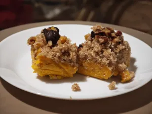 Placinta de cartofi dulci cu nuci pecan