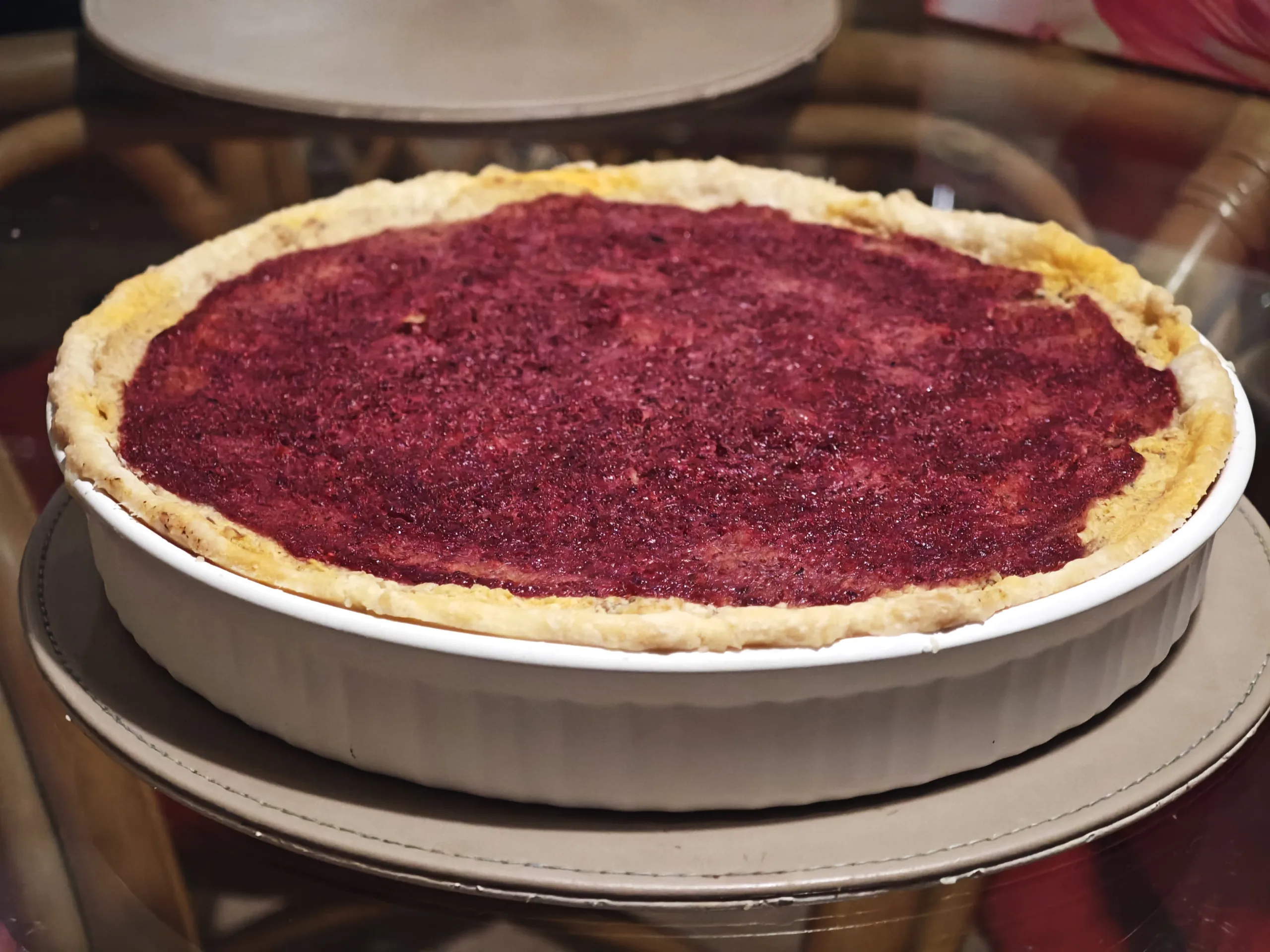 Quiche cu jumari si babic