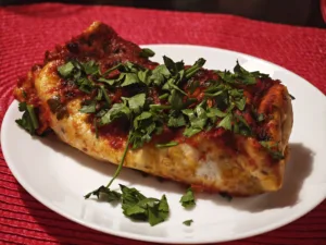 Chilli con Mushrooms enchilada