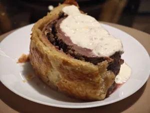 Beef wellington in foietaj