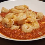Creveti saganaki