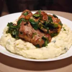 Muschiulet de porc cu lamaie si usturoi