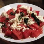 Salata de pepene cu branza