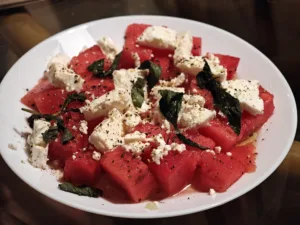 Salata de pepene cu branza