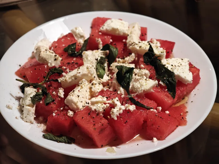 Salata de pepene cu branza
