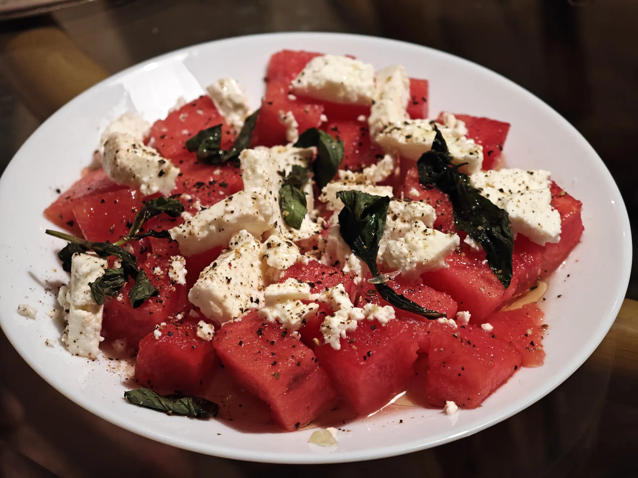 Salata de pepene cu branza