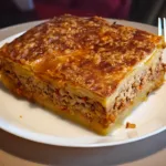 Musaca de porc cu piure de cartofi