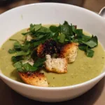 Supa crema de fasole verde