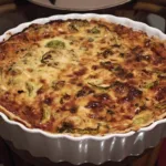 Quiche cu dovlecei si praz