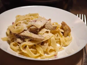 Pollo carbonara