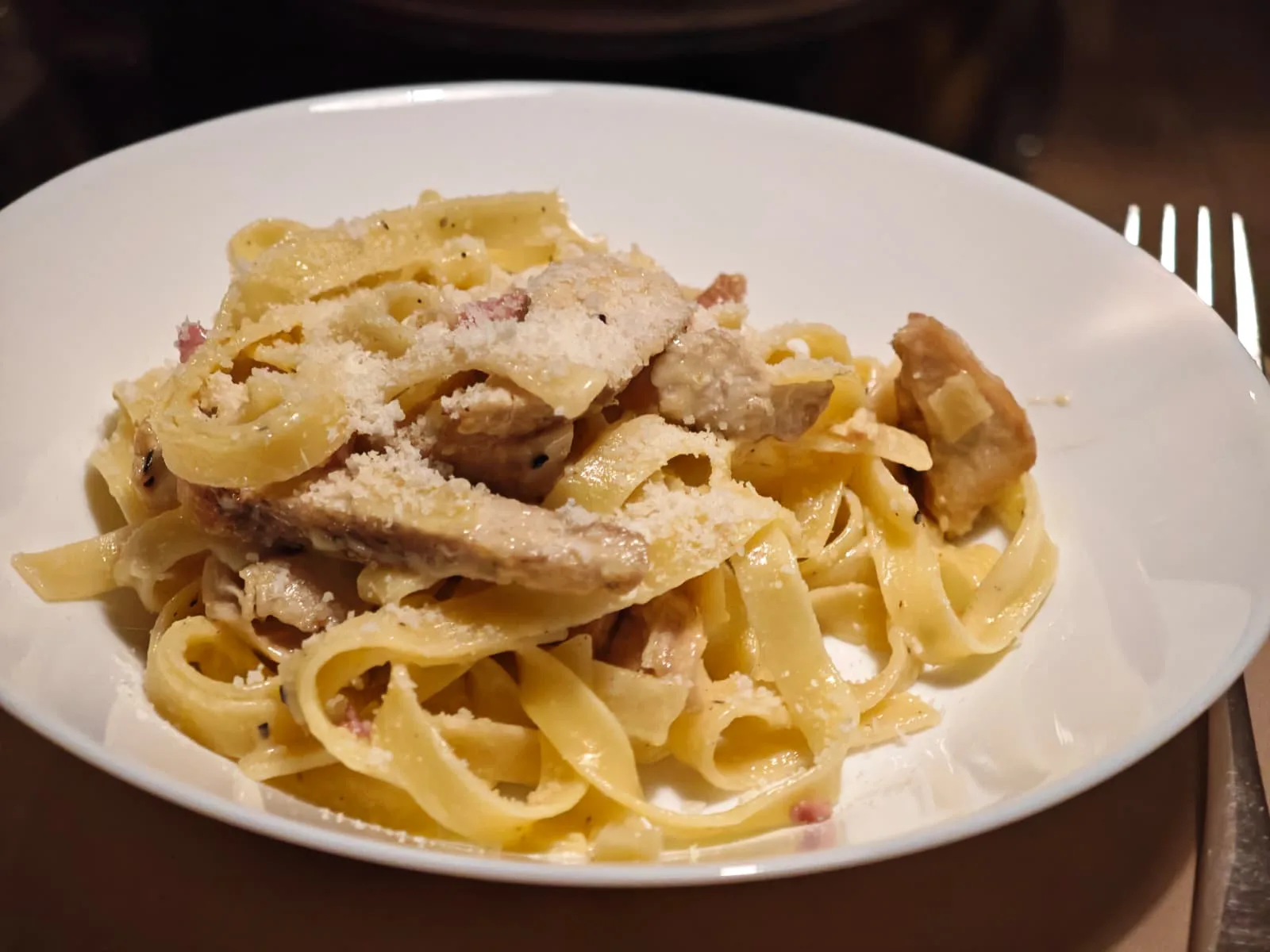 Pollo carbonara