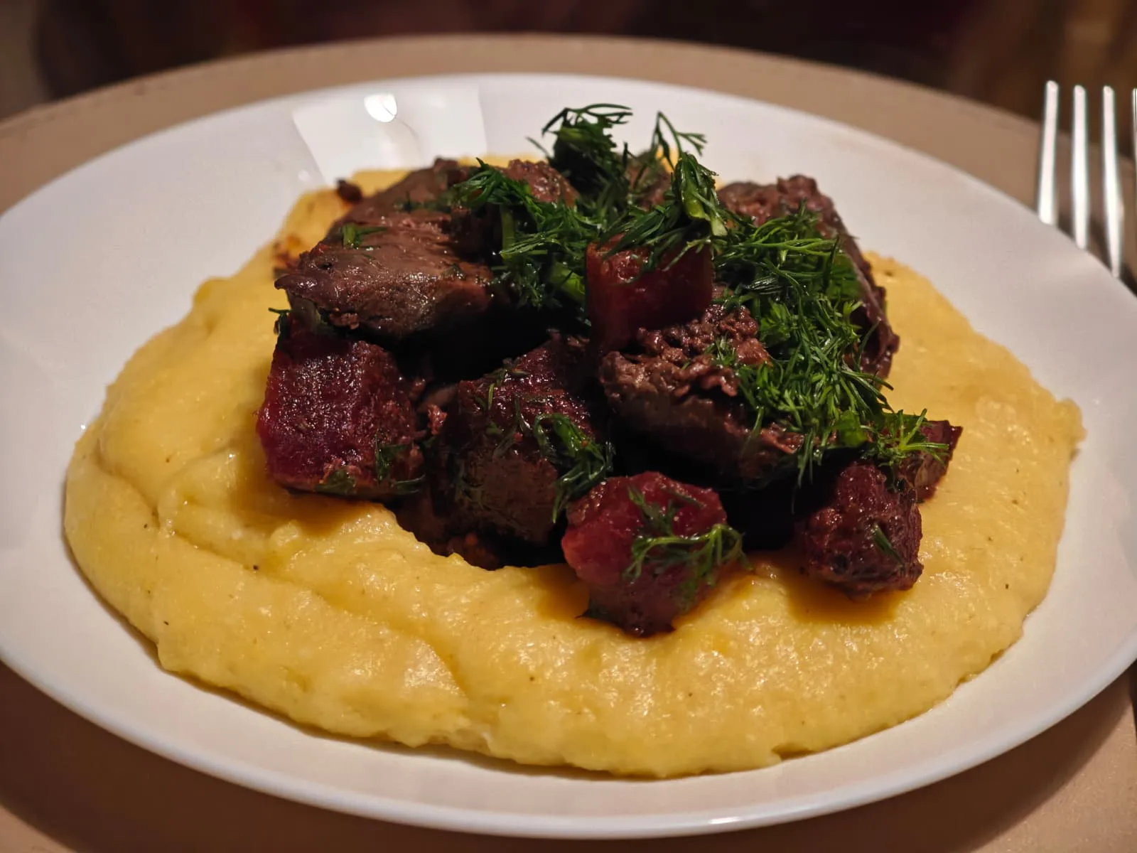 Ficatei de pui cu sfecla