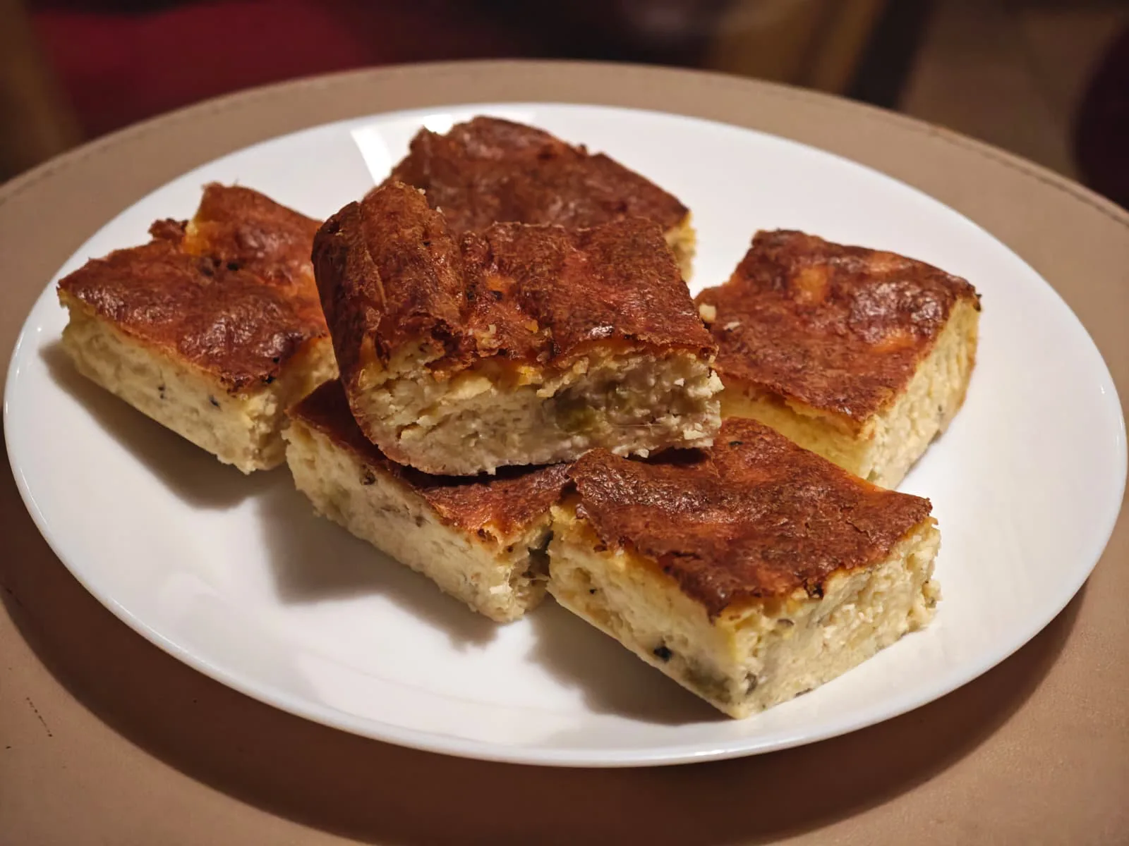 Placinta cu branza si praz