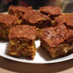 Pumpkin blondies