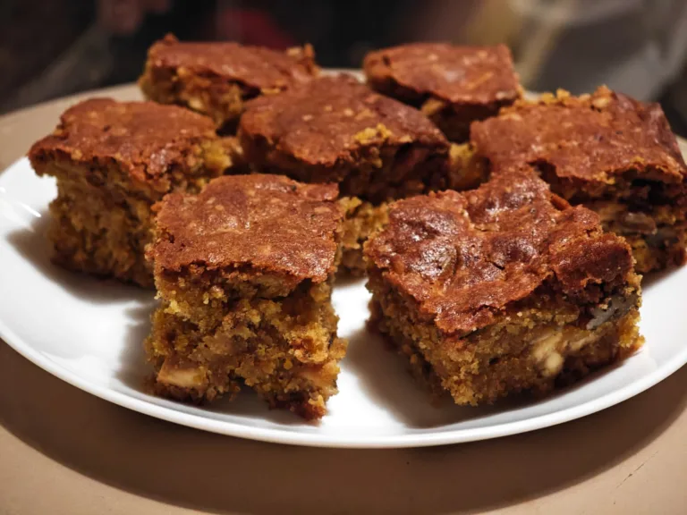 Pumpkin blondies