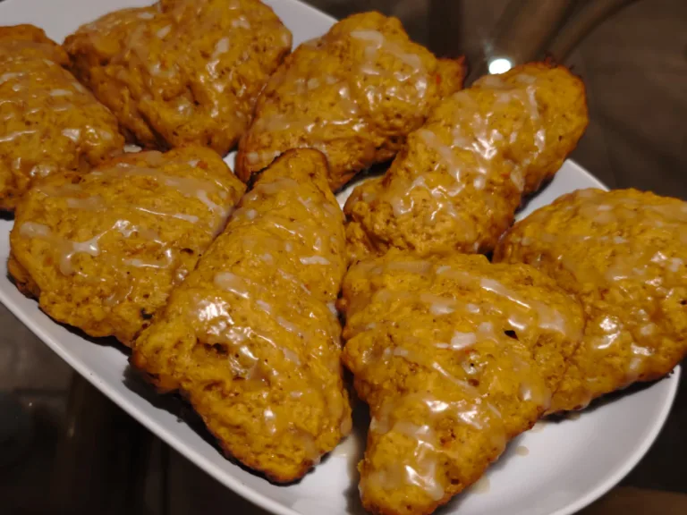 Biscuiti cu dovleac si glazura