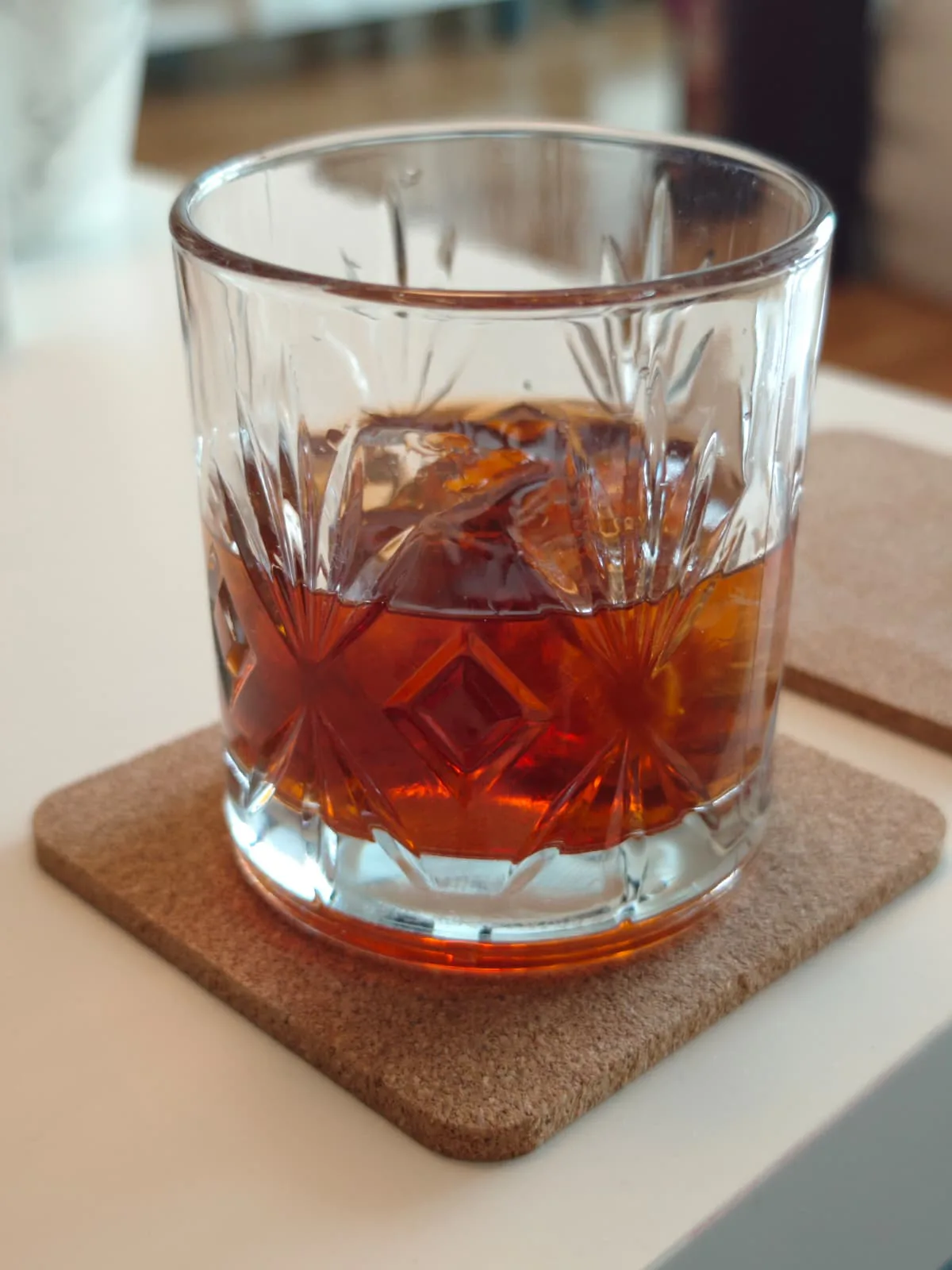 Improved whisky cocktail