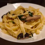 Tagliatelle Alfredo con Shiitake