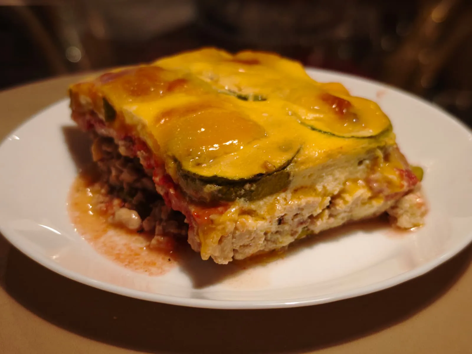 Musaca de dovlecei cu curcan