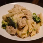 penne con pollo e broccoli