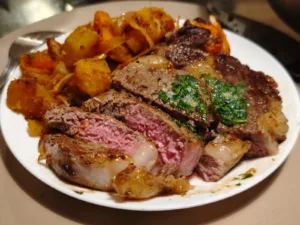 Antricot de vita la plita