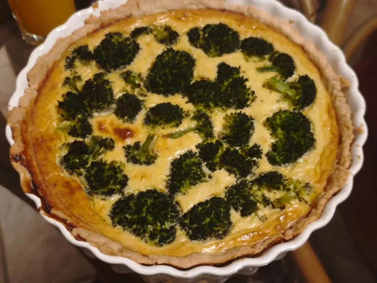 Quiche cu Branza si brocoli