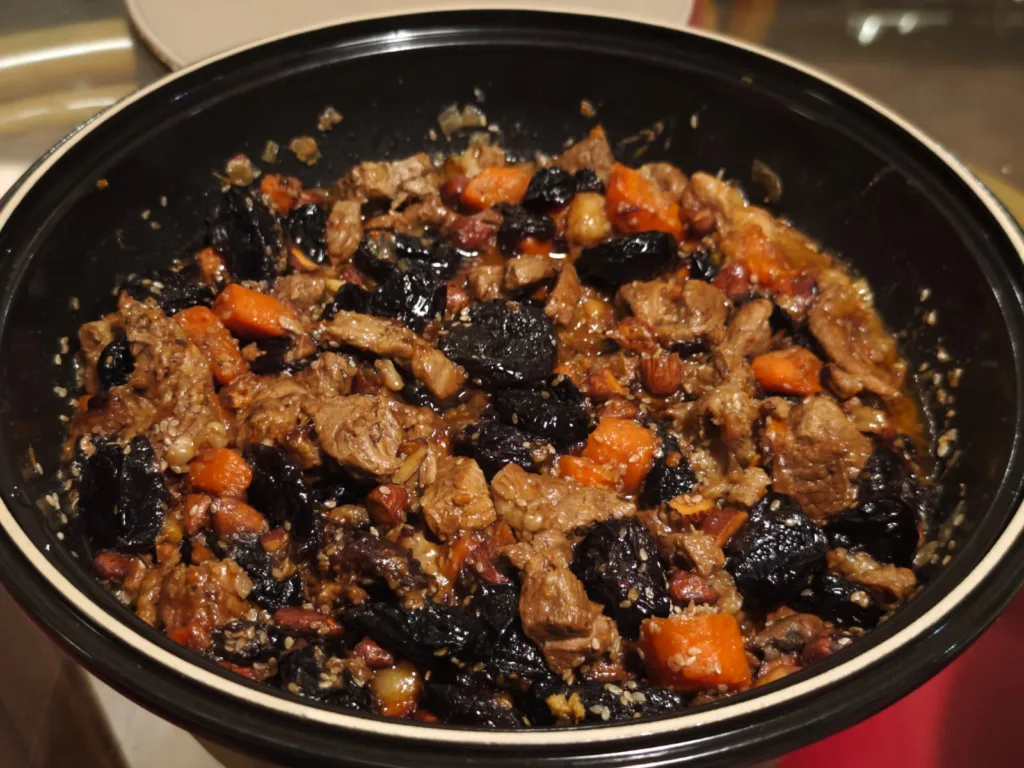 Tajine de miel cu prune uscate
