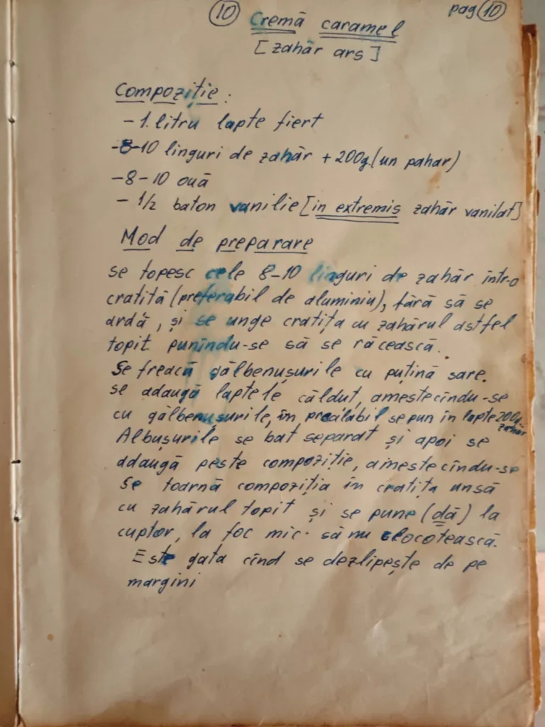 Crema de zahar ars reteta