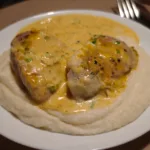 Muschiulet de porc cu sos cheddar