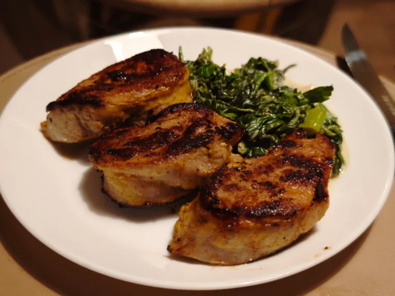 Muschiulet de porc in lapte